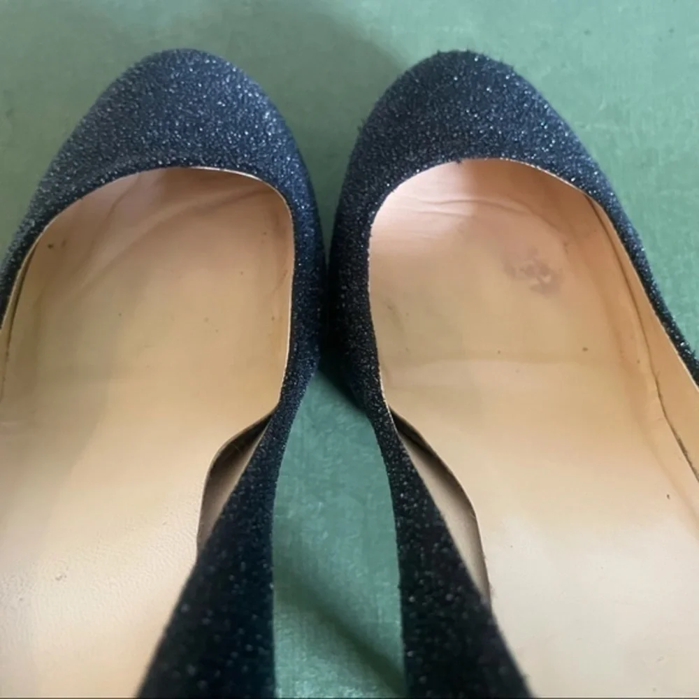 Kate Spade LORI Sugar Suede Sparkly Heels